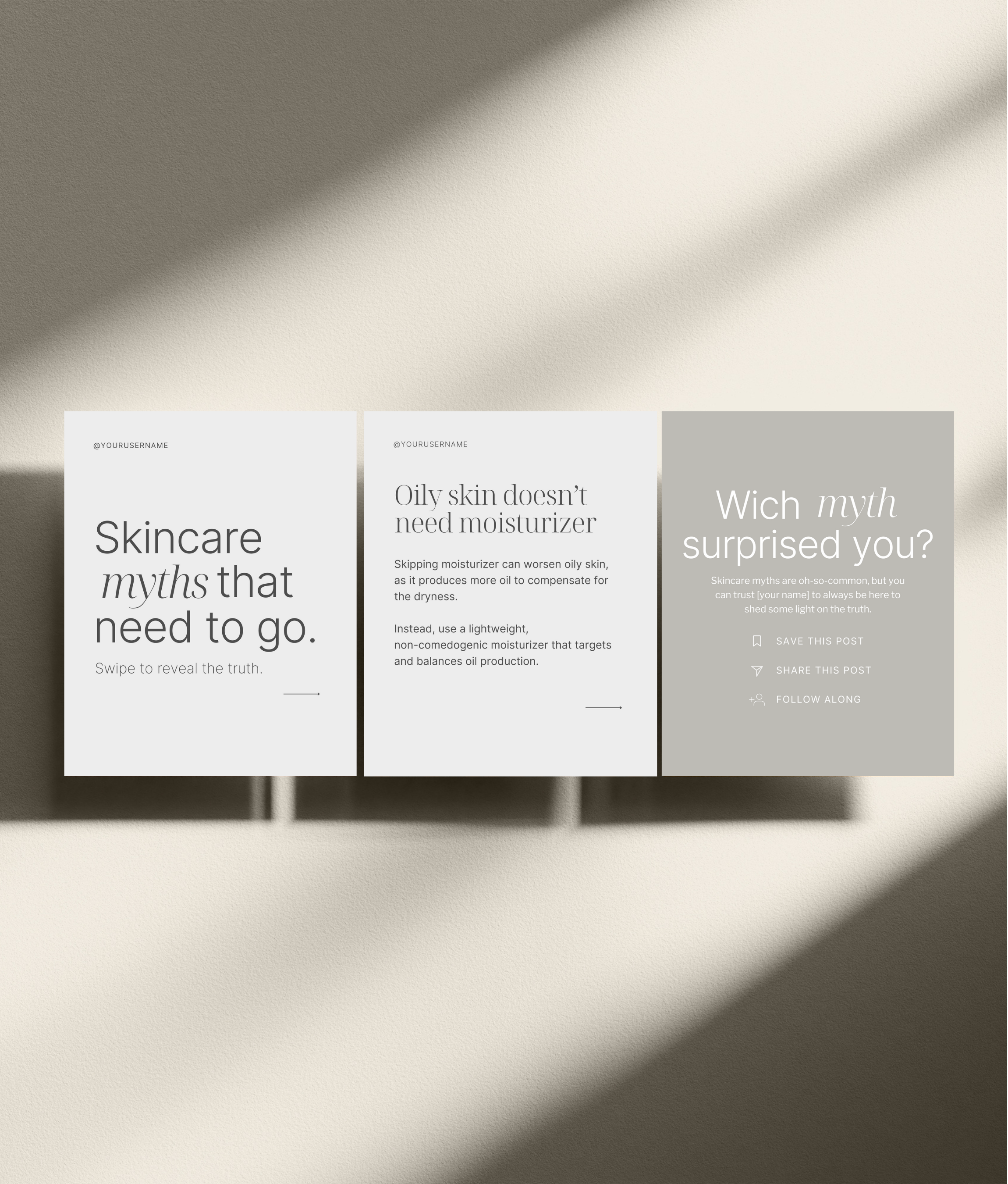 aura canva templates carousel mockup